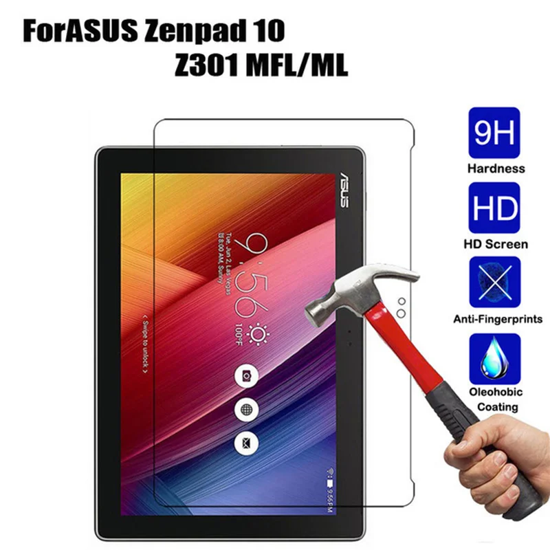 

Закаленное стекло твердостью 9H для ASUS Zenpad 10 Z301 MFL/ML, защита от царапин