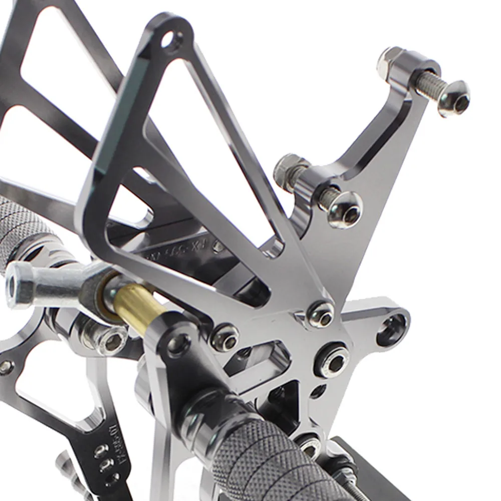 CNC регулируемые мотоциклетные подножки для ног педали Rearset задний Набор Для