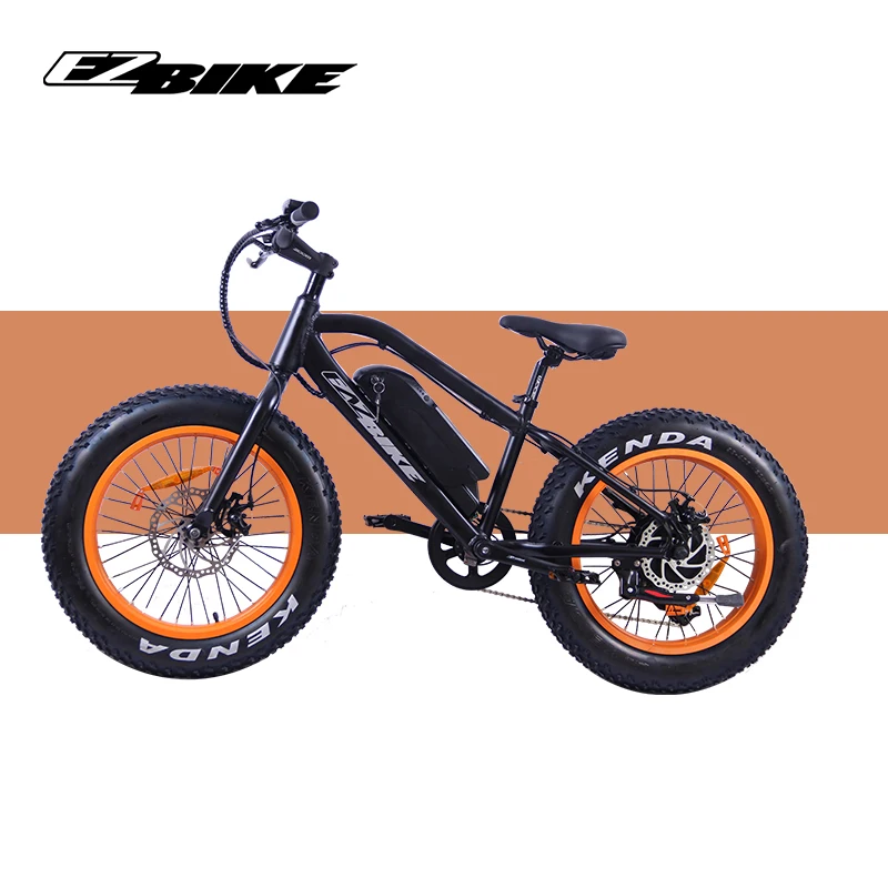 EZBIKE Fat шины ebike электрический велосипед 7 скоростей 36 в* 500 Вт горный велосипед алюминиевый сплав Электрический велосипед