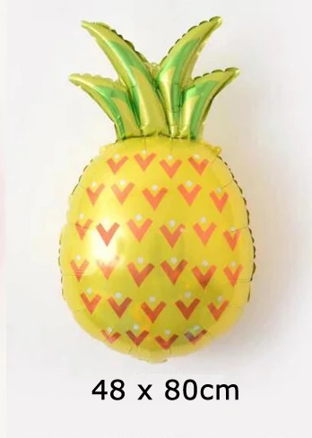 

Hawaii Luau Party Balloon Fruity Foil Balloons Flamingo Pineapple Palm Tree First Birthday Party Decor Ballon Supplies