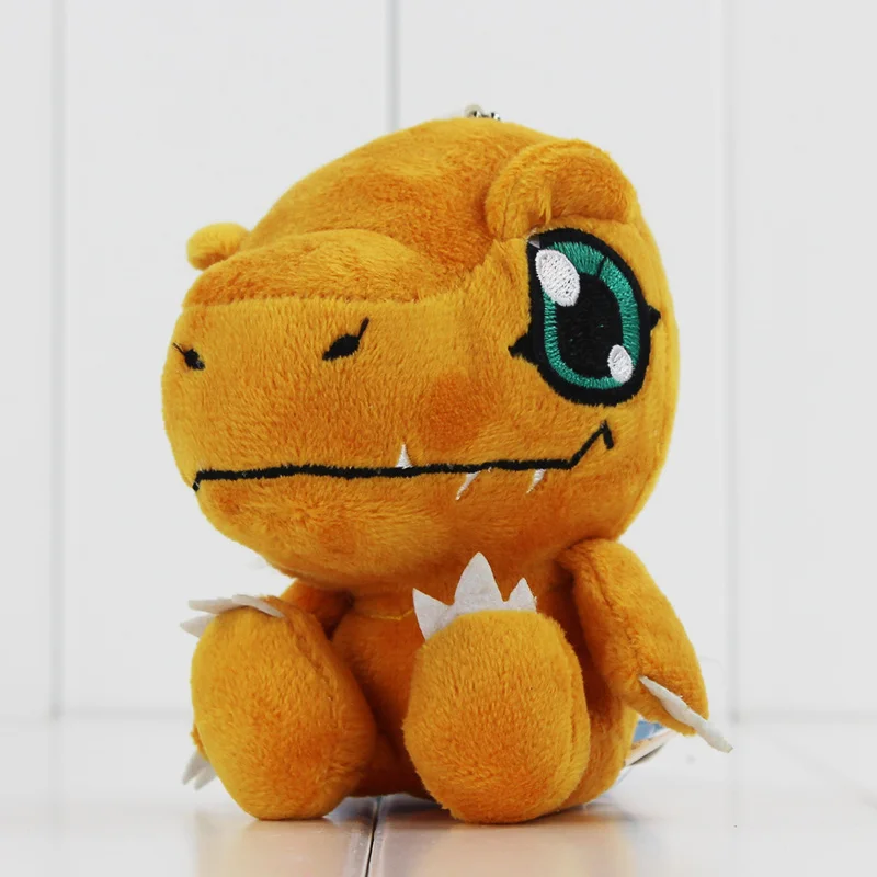 Digimon плюшевые игрушки Patamon Agumon Palmon Piyomon Gomamon Gabumon подвеска брелок мягкие