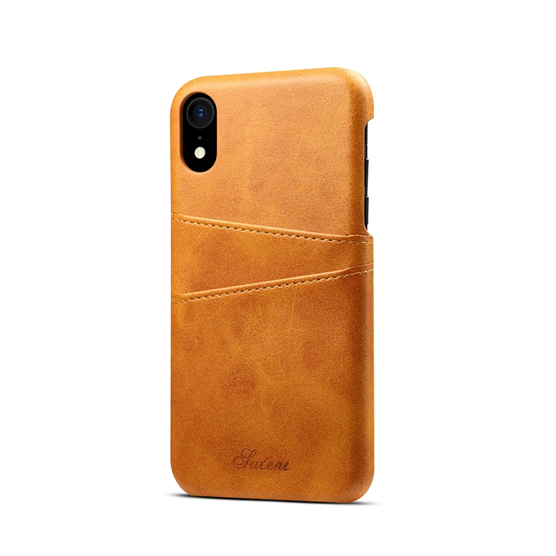 Винтажный кожаный чехол для iPhone X, XR, Xs, Max, ультра тонкий держатель с отделениями для карт, чехол для телефона s, для iPhone 10, 8, 7 Plus, чехол