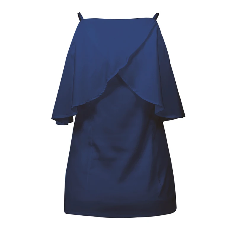 

AECU Women Sexy Chiffon Tops Lotus Leaf Sleeve White Strap Shirt Off Shoulder Ruffle Blouse Halter Neck Women Chiffon Shirt