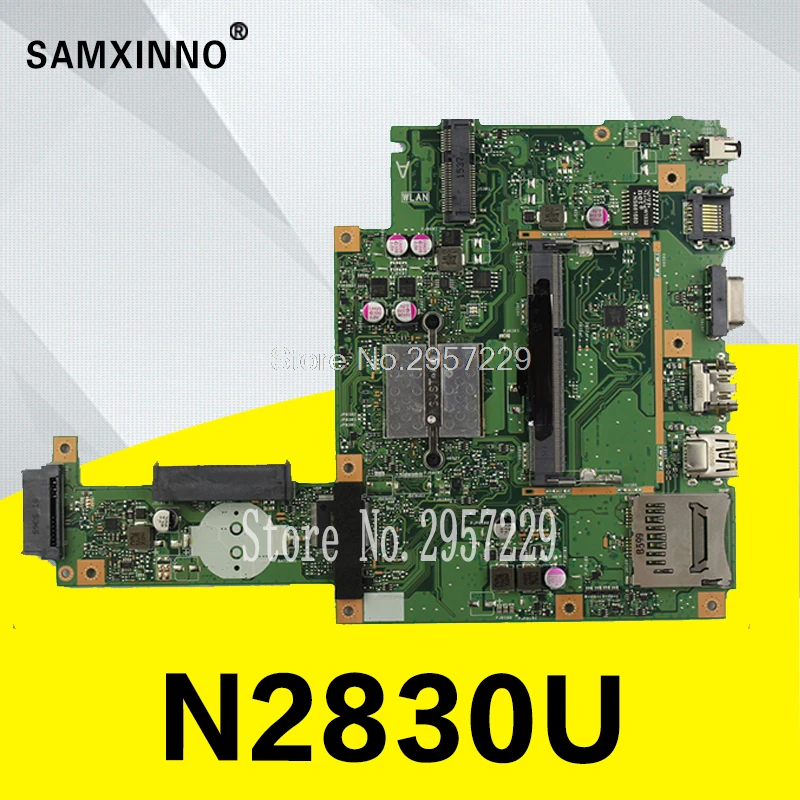 Оригинальная материнская плата X453MA X403MA для основной платы For Asus REV2.0 DDR3 N2830 100%
