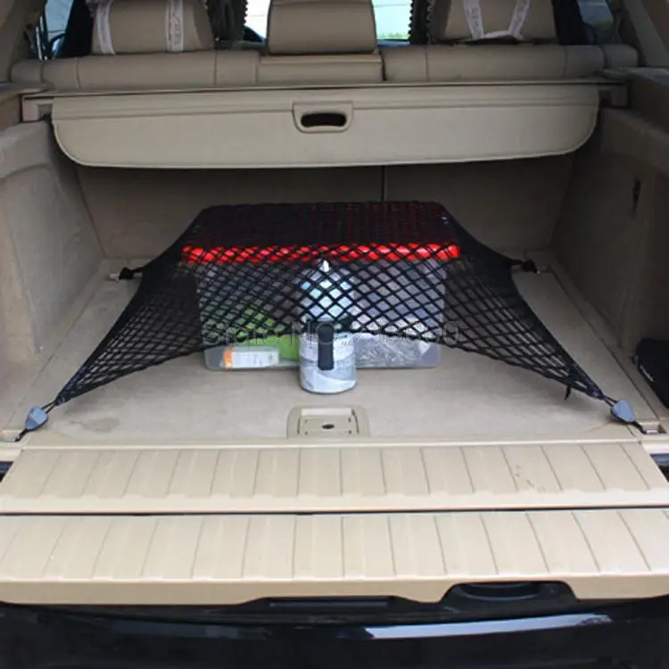 Багажник автомобиля нейлоновая тянущаяся багажная сетка для Honda CRV BMW X3 Nissan Qashqai