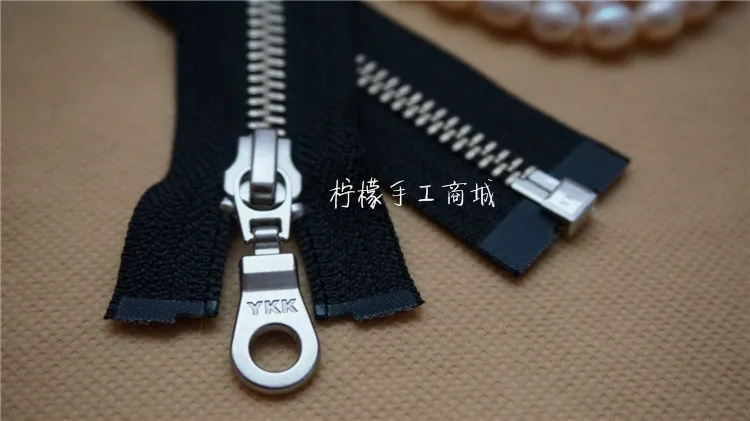 YKK 5 # металлическая молния из меди и с одним открытием 20 120 см черная пуховая