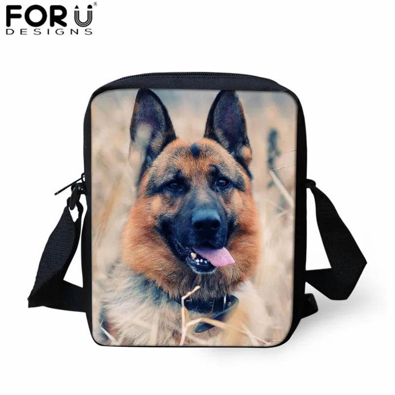 FORUDESIGNS/Детская сумка для книг с изображением животных, собак, немецкой овчарки, школьная сумка, набор для мальчиков-подростков, детский школьный рюкзак с сумкой-карандашом - Цвет: Z2817E