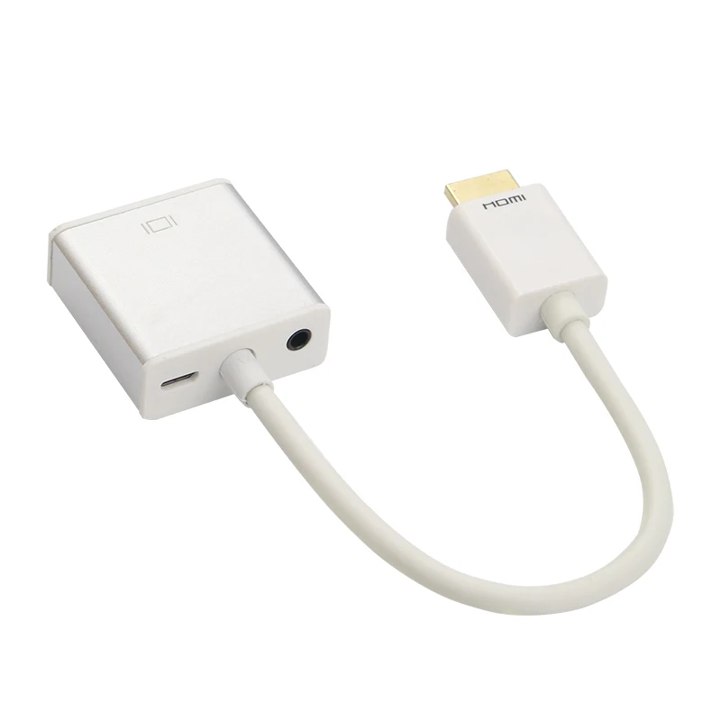 Raspberry pi 3 HDMI в VGA конвертер адаптер с 5 мм аудио кабелем внешний источник питания HD