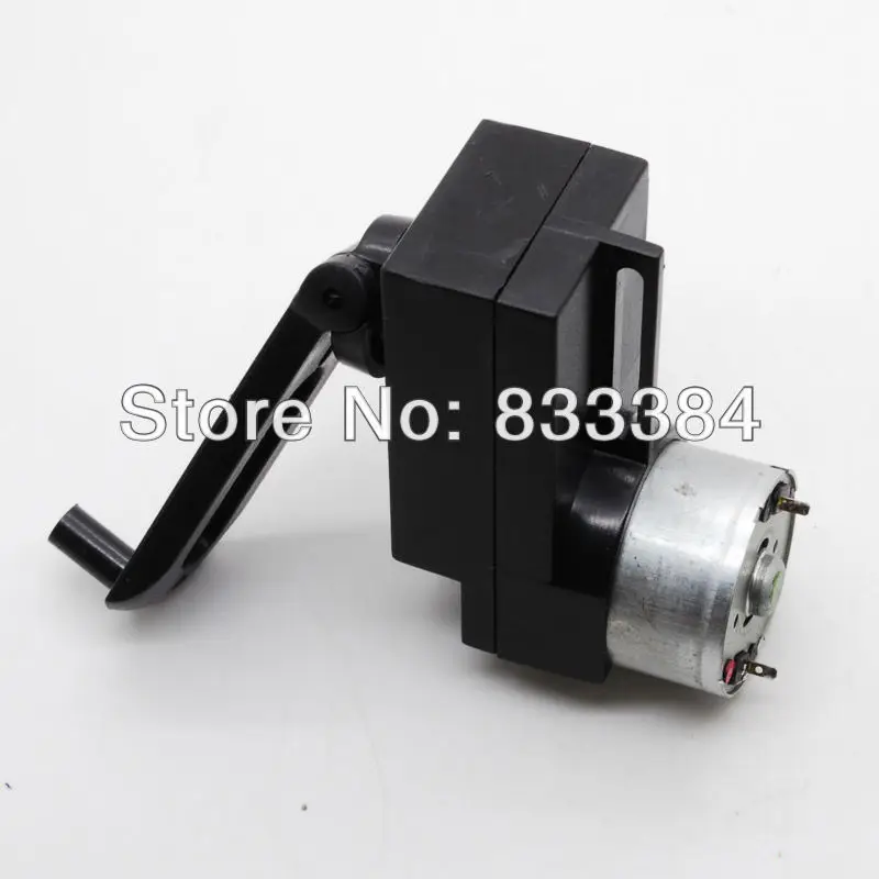 5 шт. 3 В постоянного тока ручной генератор мощности динамо коробка передач с