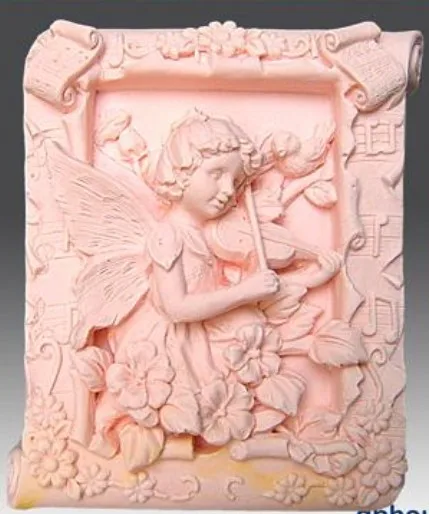 Силиконовая форма для мыла с изображением ангела