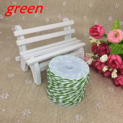 10 м DIY бумажный шпагат веревка свадебное торжество украшение ремесло DIY аксессуары материалы ручной работы Рождественское украшение - Цвет: Зеленый