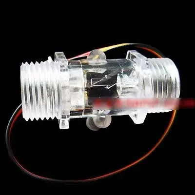 Датчик расхода воды F008 G1/2 Холла переключатель расходомер контрольный счетчик DN15