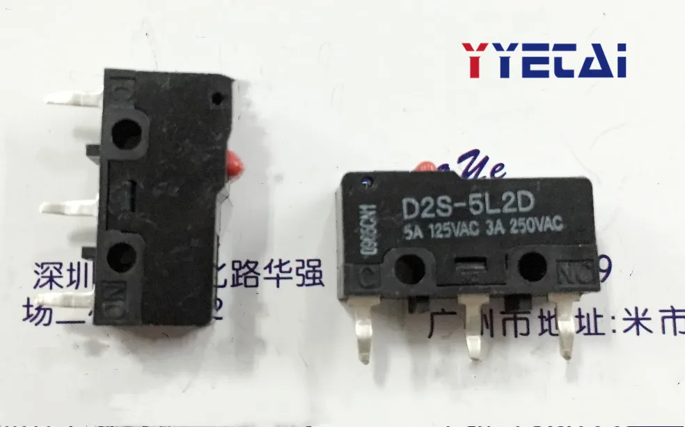 

YongYeTai D2S-5L2D micro switch limit switch 5A 125VAC Free shipping