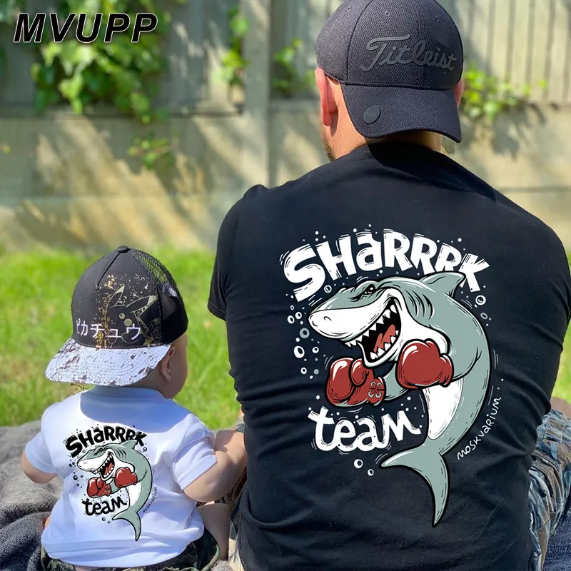 Футболка для мамы и меня Одинаковая одежда папа сын мать дочь Семейный комплект