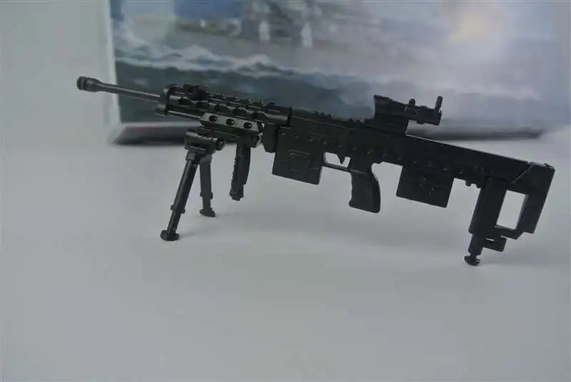 Модель пластикового пистолета, 1:8, сборная пулемётная пушка MG42 Barrett Gatlin, винтовка-автомат, Классическая сборка, строительные игрушки, 10 пушек - Цвет: D