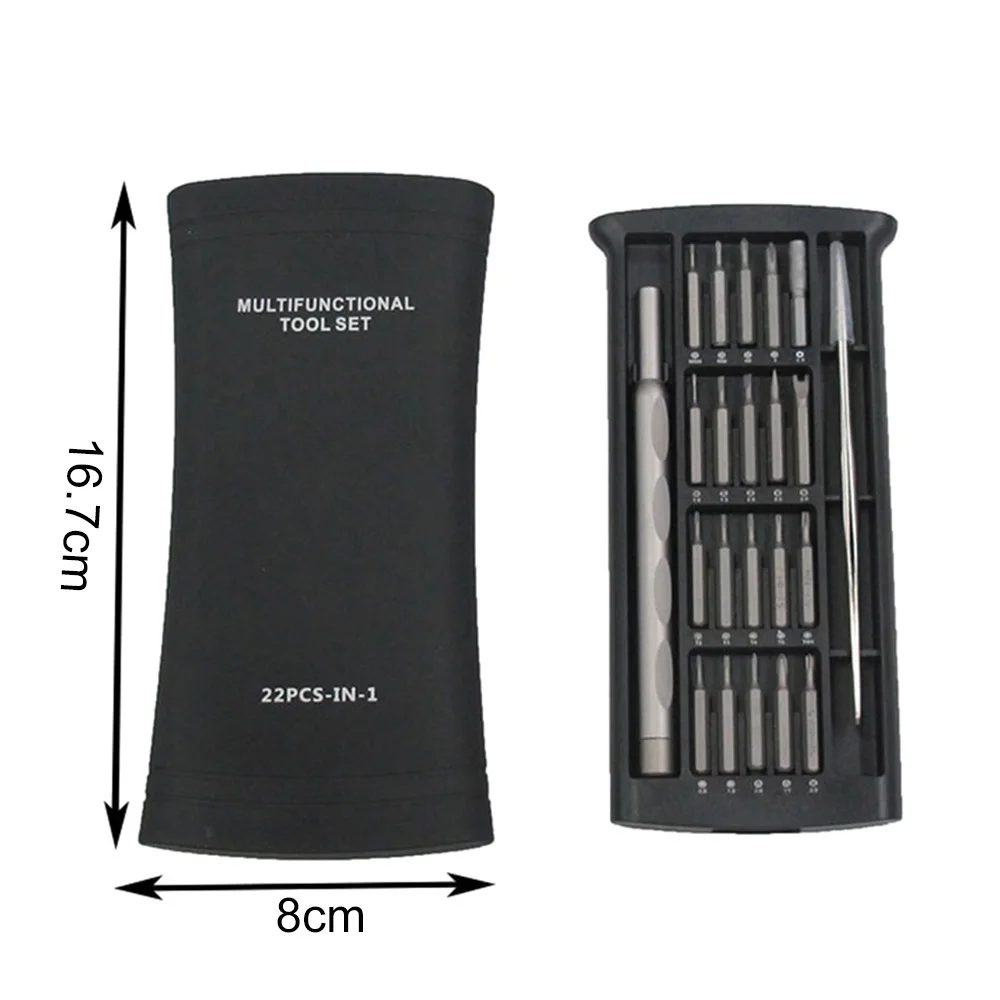 

22 in 1 Screwdriver Set Portable Precision Magnetic Screwdriver Bit Set Mini Repair Tool Kit