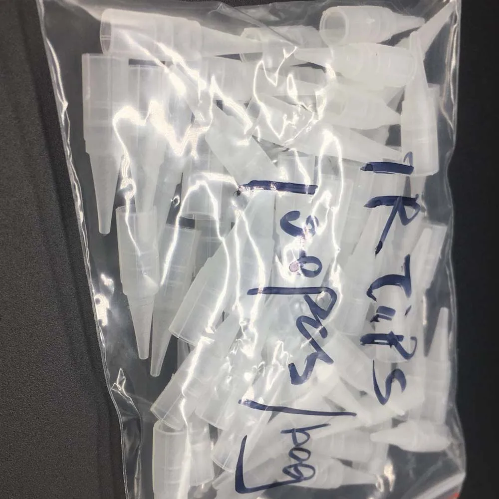 Наконечники для игл перманентного макияжа татуировок 100 шт./лот |