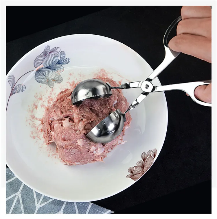 1 шт. форма из нержавеющей стали для фрикаделек Мясорубка DIY инструмент для приготовления мяса для говядины, курицы мясо рыбы мячик кухонный гаджет