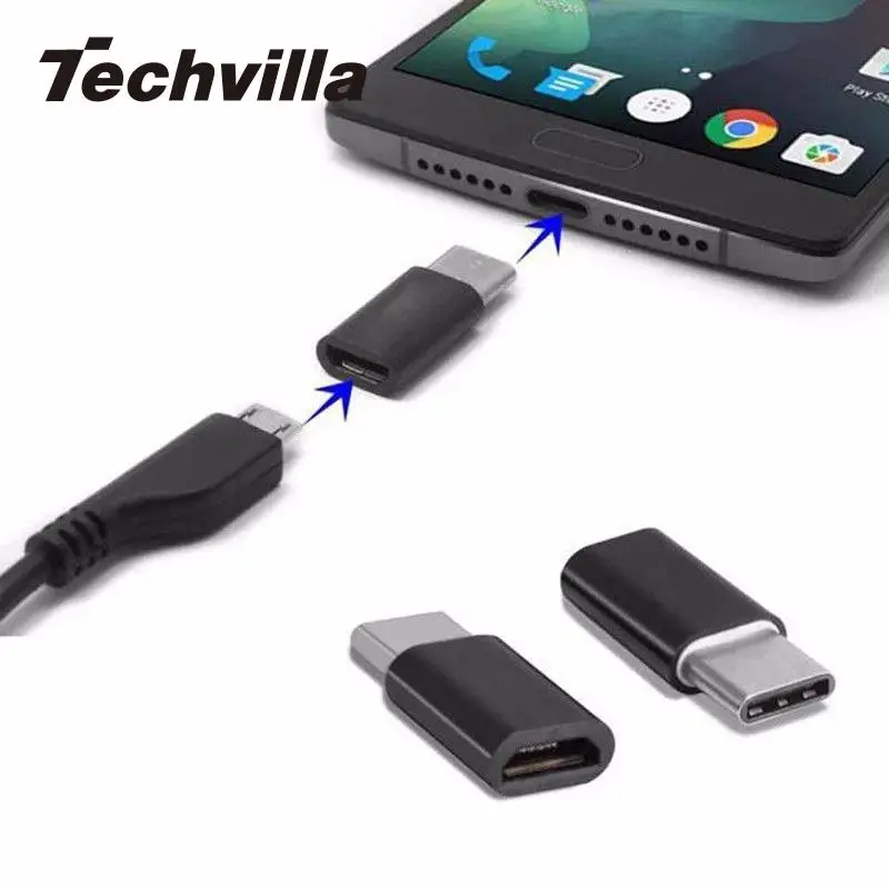 Фото techvilla USB 3.1 Type-C Male to Micro Female Converter Adapter for Smart Mobile Phone Plug & Play Universal Portable Мобильные techvilla USB 3.1 Type-C Male to Micro Female Converter Adapter for Smart Mobile Phone Plug & Play Universal Portable Мобильные
