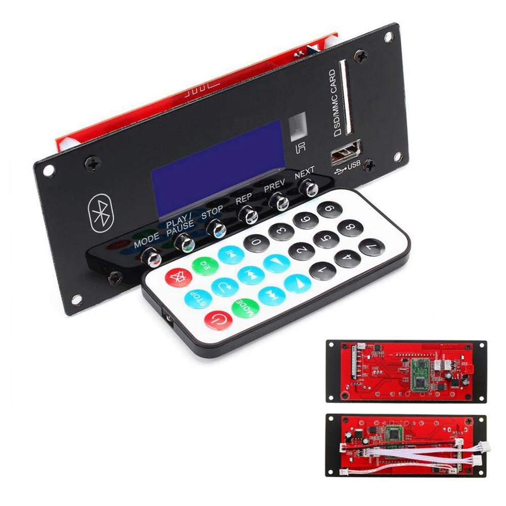 12V беспроводной Bluetooth 4 0 MP3 аудио декодер плата радио модуль APE / FLAC WMA WAV управление