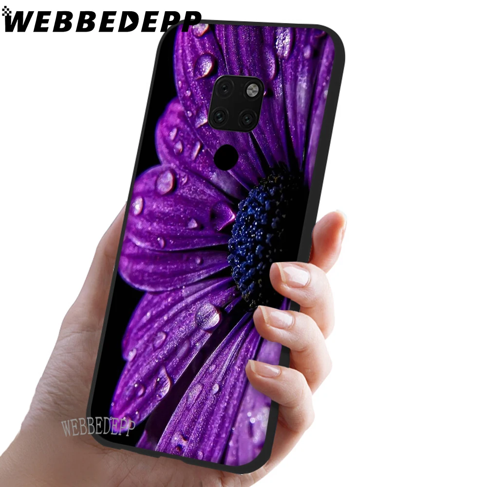 WEBBEDEPP элегантные фиолетовые мягкие ТПУ чехлы накладки для Xiaomi Redmi 7 4A 5A 6A 8A S2 4 4x5 Plus 6