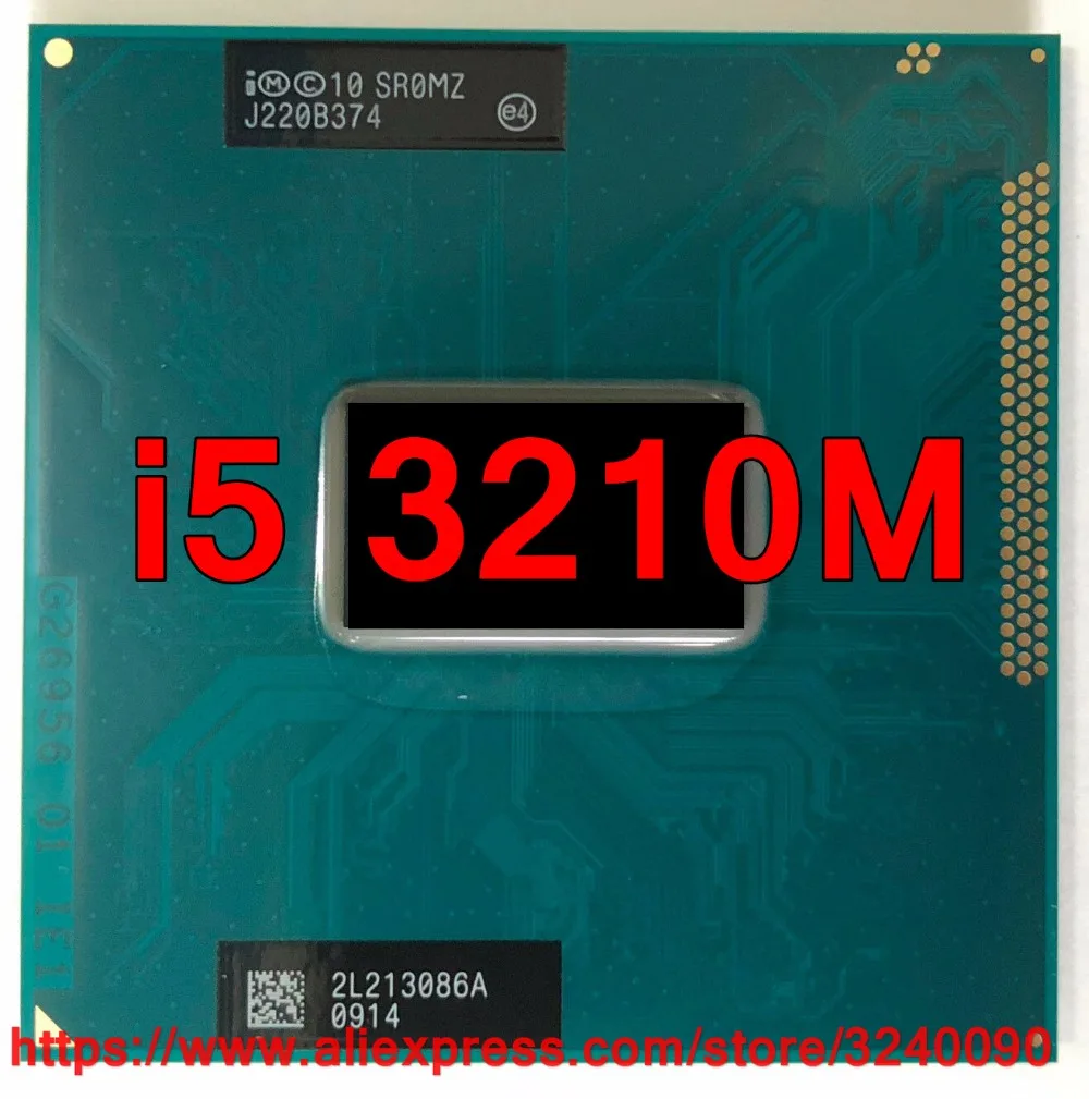 Оригинальный процессор lntel Core i5 3210M SR0MZ (3M кэш/2,50 ГГц/двухъядерный) Стандартный процессор для ноутбука Бесплатная доставка