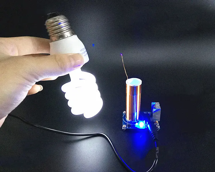 Готовая катушка Tesla Space Lights Magic Props Spray Arc готовая научная развивающая игрушка