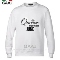 Мужская футболка GAAJ "Queens are born in November" Мужская и Женская Повседневная хлопковая футболка с длинными рукавами высокого качества