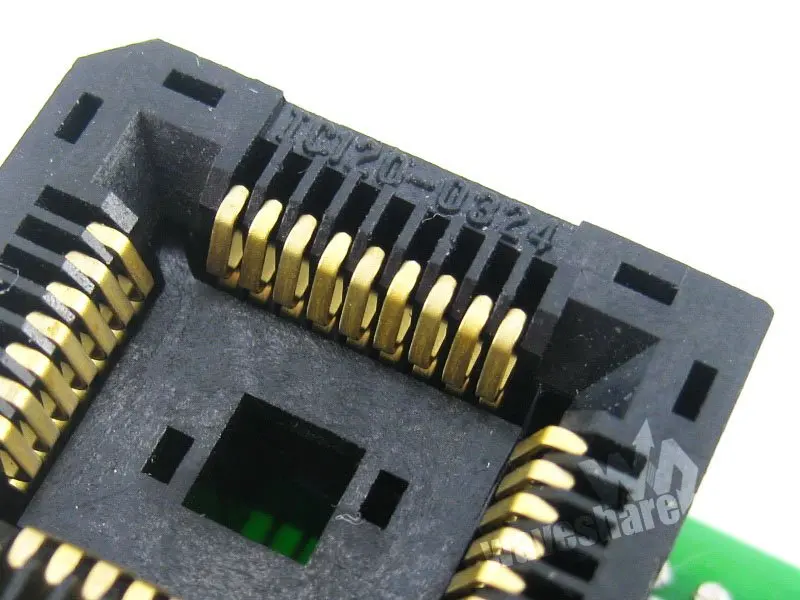 1 27 мм Шаг PLCC32 к DIP32 (A) Yamaichi IC программируемая розетка адаптер для посылка чип/MCU|1.27mm