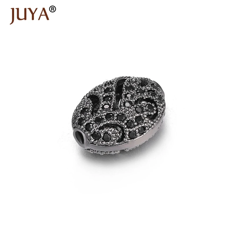 Juya 2019 Новые Медные металлические микрозакрепки черный циркон горный хрусталь