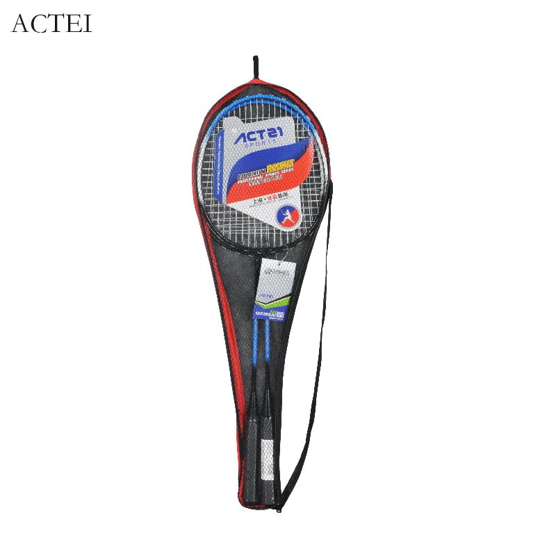 ACTEI BR2210 двухкорпусная Защитная ракетка для бадминтона из железного сплава 20-23lbs