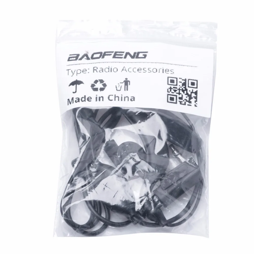 Оригинальные наушники Baofeng для радио рация микрофон 888S uv5r UV 5r UV82|baofeng headphone|headphone for