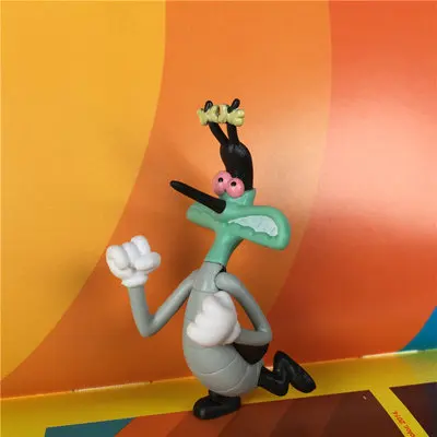 e Фигурка Oggy и тараканы, игрушка, куклы oggy olivia joey, коллекция, фигурка, модель игрушки - Цвет: e