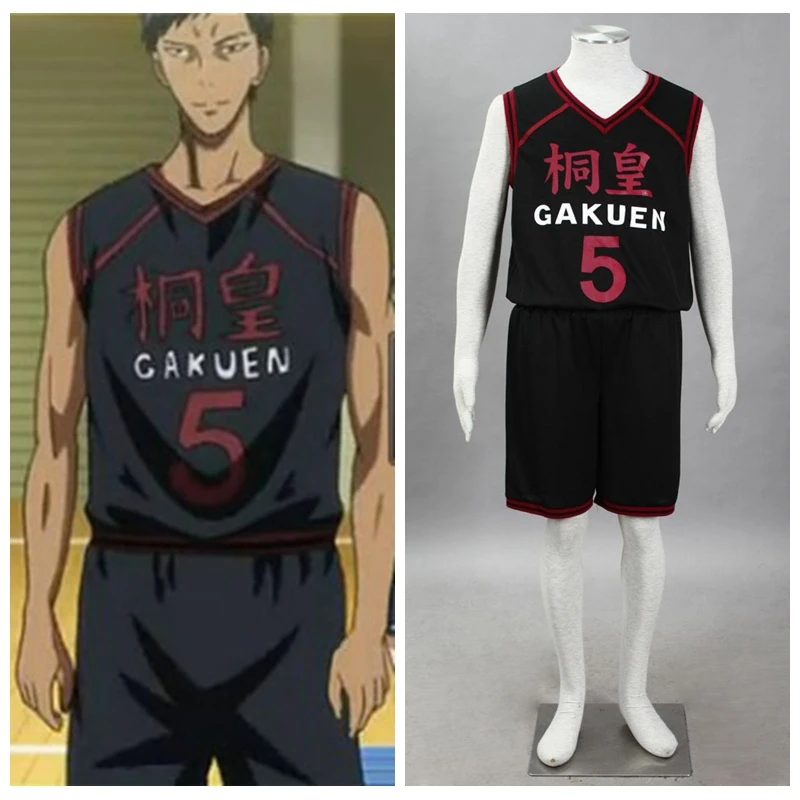 Куроко но басуке аниме Туох гакуен Аомин Дайки #5 баскетбольная майка джерси