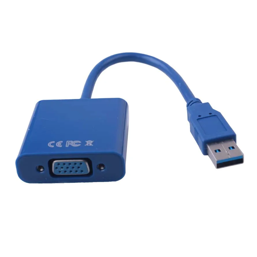 Elistooop USB 3 0 к VGA мультидисплейный адаптер конвертер внешняя видеографическая