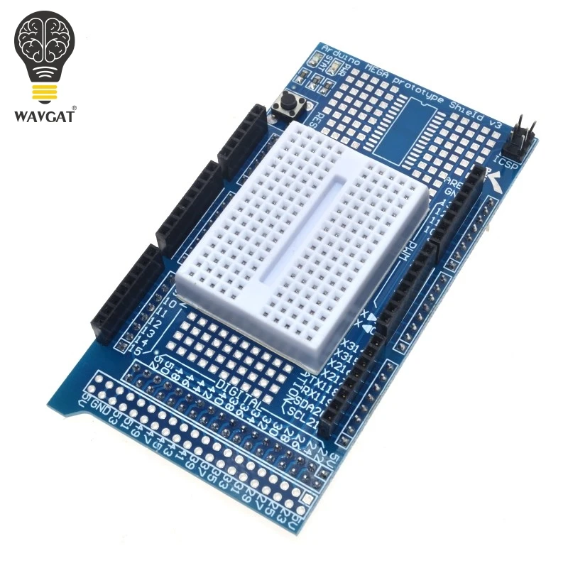 WAVGAT MEGA 2560 R3 Proto Прототип Щит V3.0 расширение макетная плата+ мини PCB Макет 170 точки связи для arduino DIY