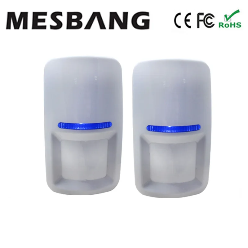 

infrared detector wireless pir sensor for home security GSM alarm system free shipping