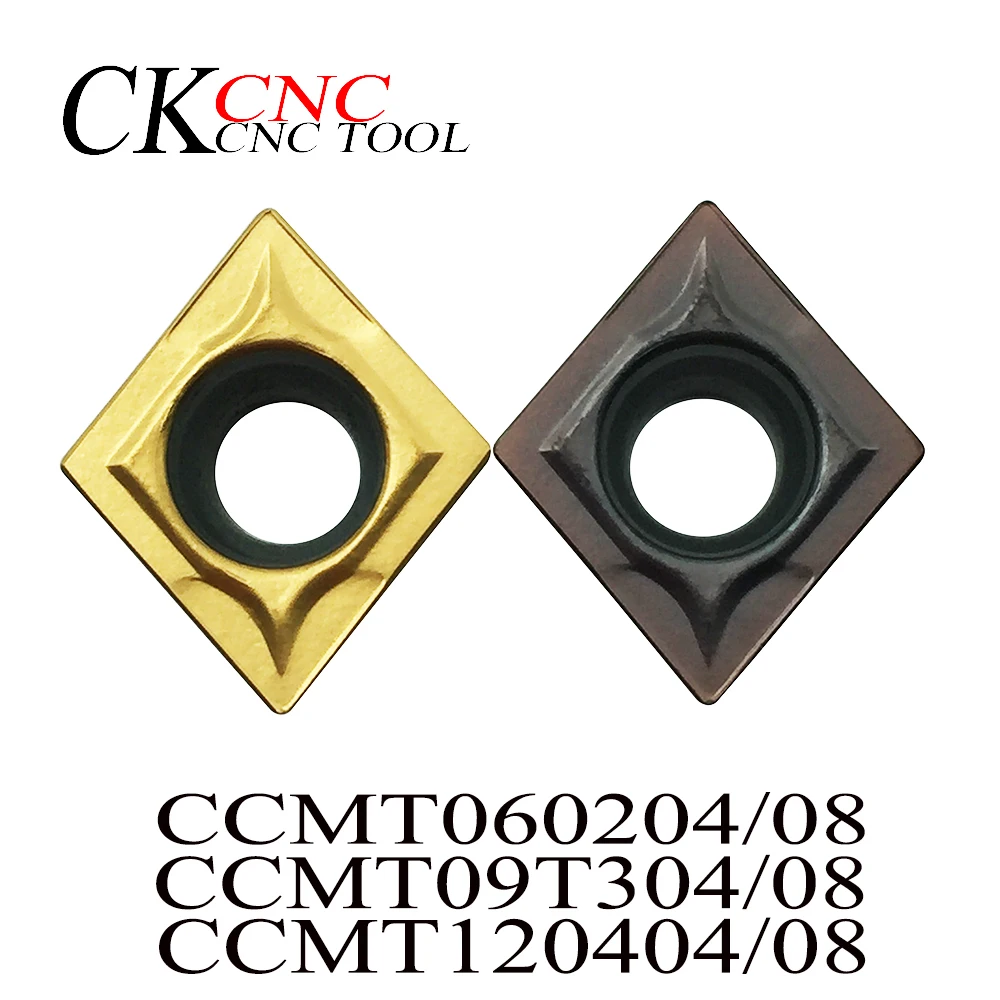 CCMT060204/08 09T304/08 120404/08 Carbide Inserts CNC Tools Processing stainless steel and cast iron blade  cost performance enlarge