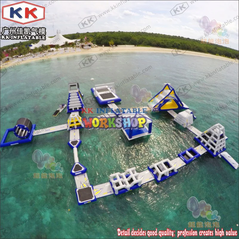 Надувной водный аттракцион Aqua Adventure из ПВХ на заказ 0 9 мм|Водные горки| |