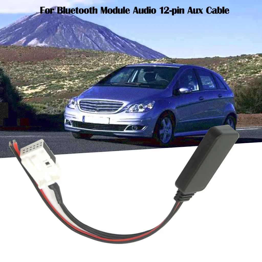 Автомобильный Bluetooth Aux адаптер аудио приемник стерео 12-контактный радио кабель