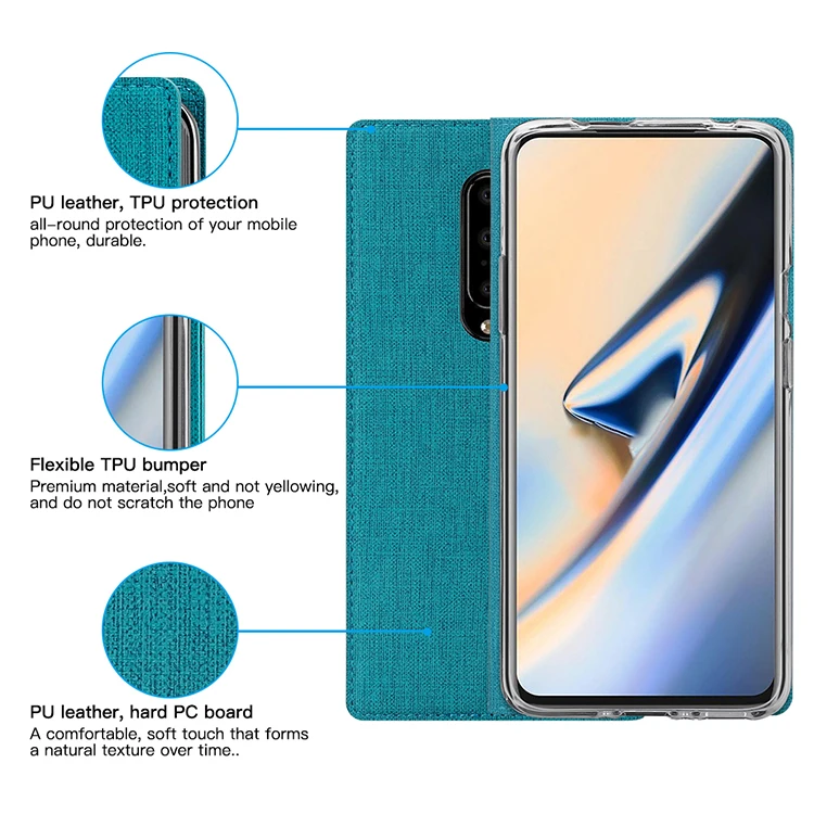 Для Oneplus 7T 7T Pro Чехол для телефона кошелек Мягкий противоударный флип защитный чехол для Oneplus 7 7 Pro Анти-падение флип чехол