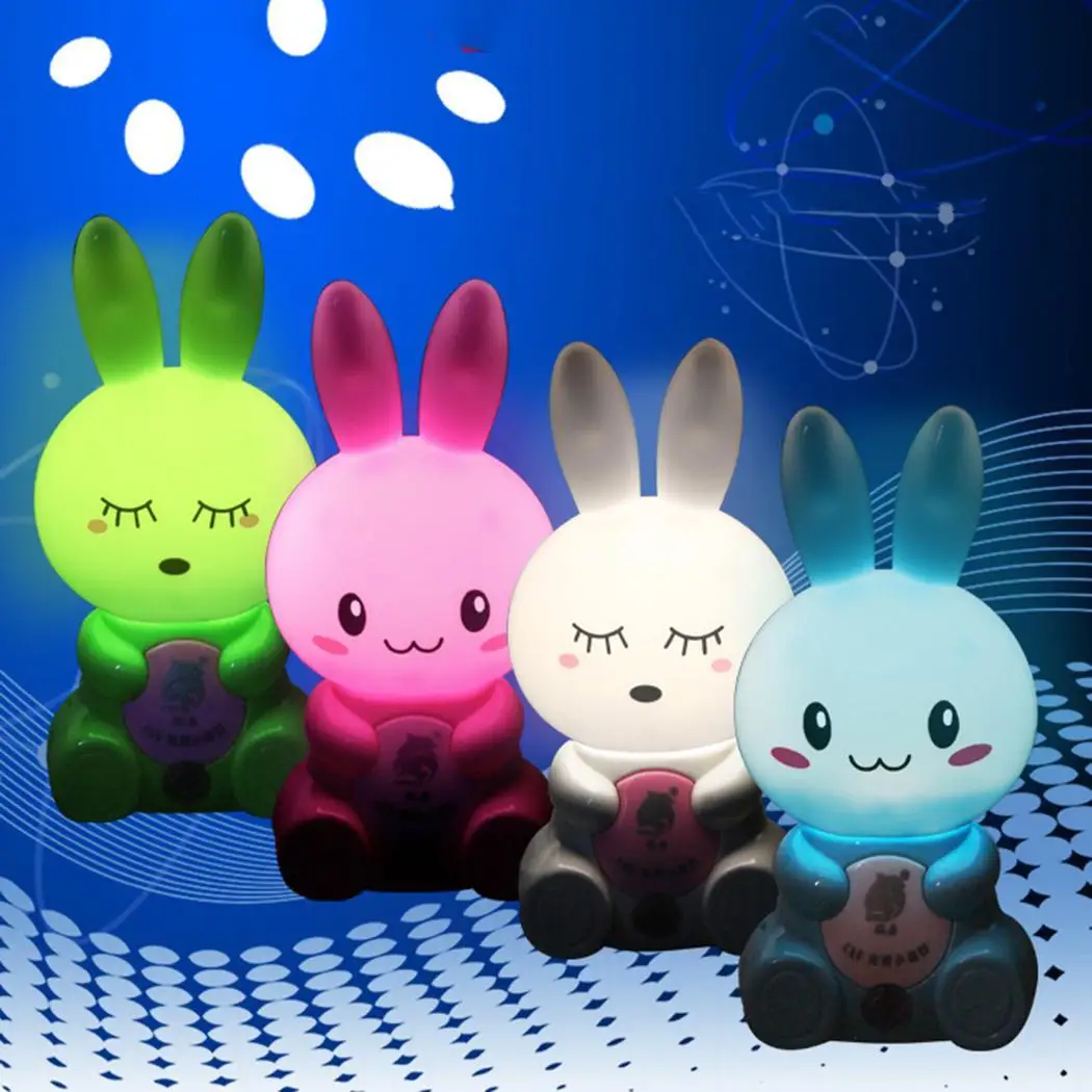 Мультипликационный Кролик свет управления LED умный 1 (W) Энергосберегающая