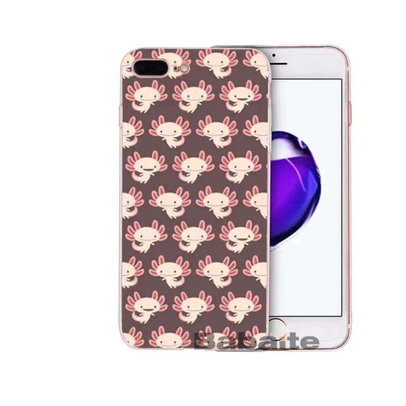 A8 Babaite Прозрачный чехол для телефона с милыми животными Axolotl для iPhone 8 7 6 6S Plus X XS MAX 5 5S SE XR Cellphones11 11pro 11promax - Цвет: A8