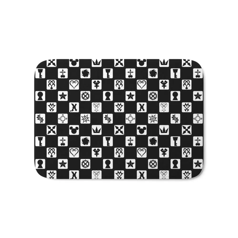 Kingdom Hearts сетчатый коврик для ванной 17 &quotx 24&quot|heart mat|heart bath matmat mat |