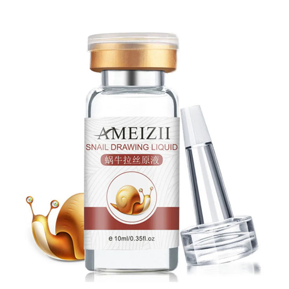10ml Snail Serum AMEIZII Vitamin C Snail Face Serum Brighten Skin Fade Dark Spots Freckle Pure Hyaluronic Acid Whitening Cream Skin Care Essence - Вес нетто: 10ml Snail Serum