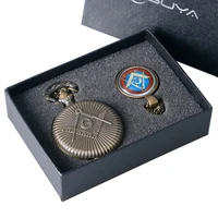 luxury gift set masonic dropmason dropmasonry pocket watch quartz watches gifts necklace pendant