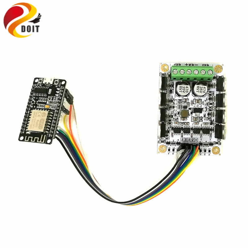 DOIT C300 умный робот шасси автомобиля контролируется Android и iOS телефон на основе Nodemcu