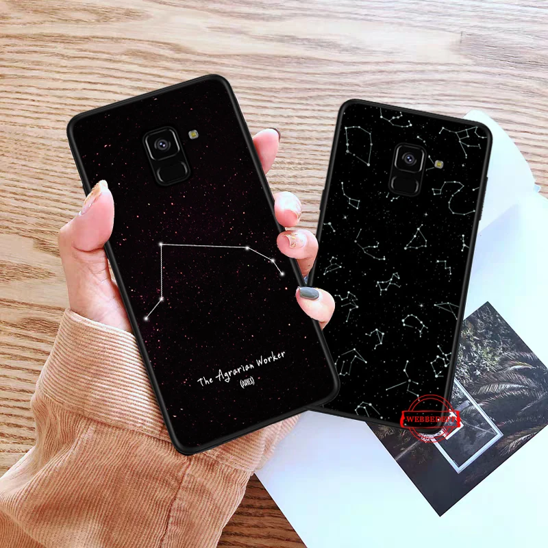12 Звездный знак Лео весы Скорпион силиконовый чехол для Samsung A3 A5 A10S A30S A50S A6 Plus 2018 A7