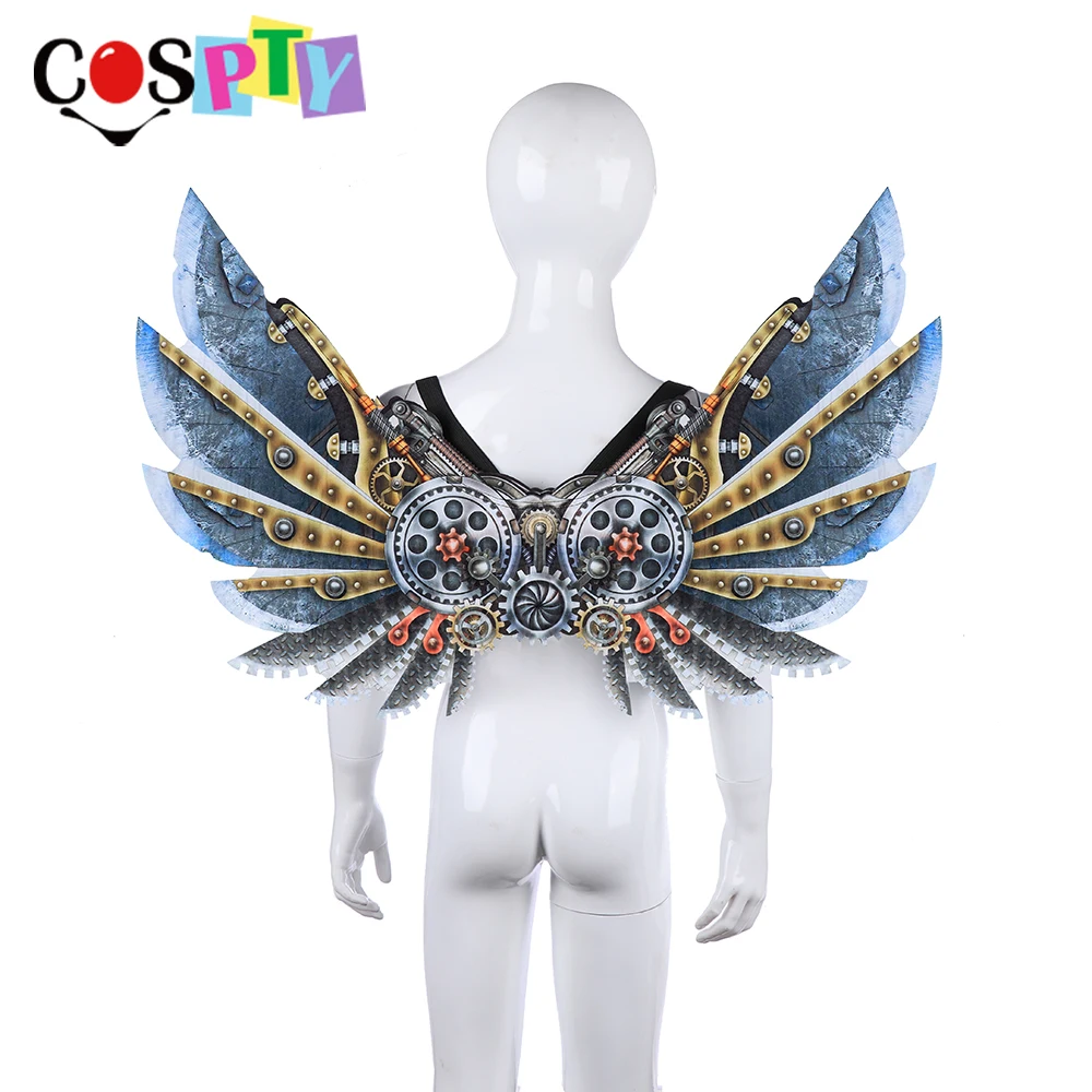 Cospty Хэллоуин Карнавал Вечеринка уникальный Косплей украшение стимпанк крылья