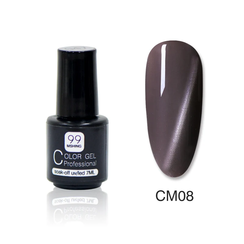 CM08 Mshing99 УФ-Гель-лак для кошачьих глаз 3D сделай сам Магнитный цвет красный огонь кошачий глаз Гель-лак для ногтей отмачиваемый Гель-лак для ногтей 4,6 - Цвет: CM08